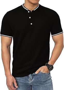 Men's Short Sleeve Polo Shirts Basic Designed Cotton Shirts