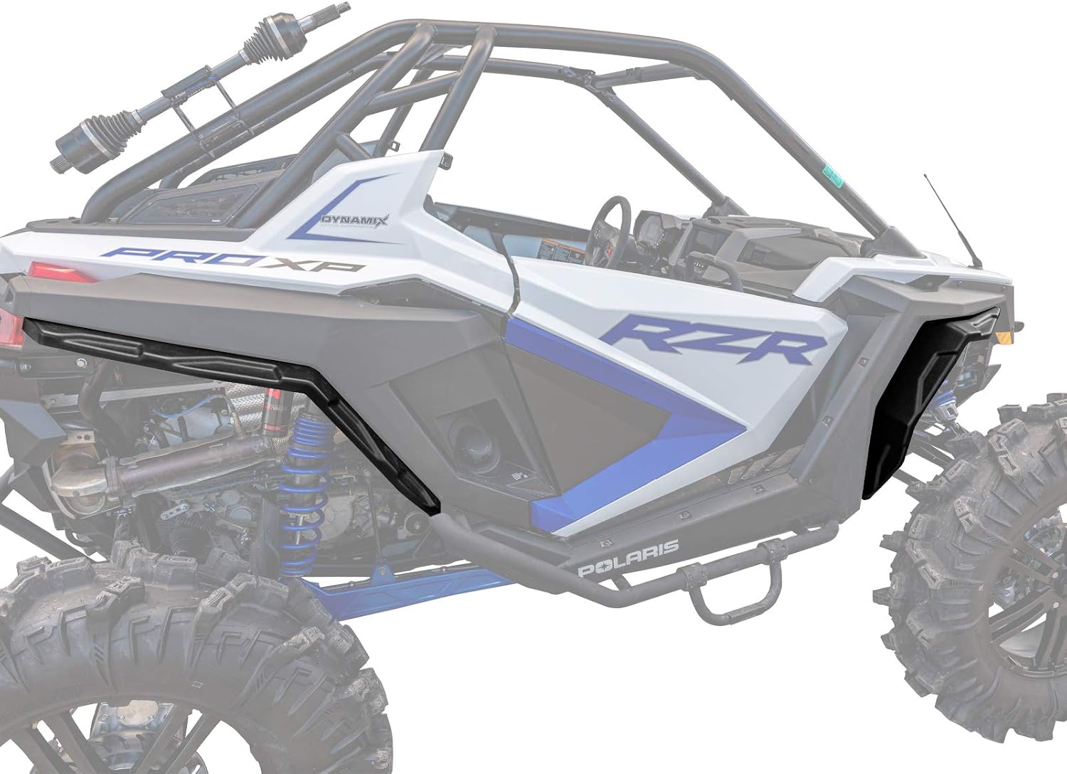 SuperATV Extended Fender Flares Mud Guards for 2020+ Polaris RZR PRO XP/XP 4 | Extreme Durability | Protect Against Rocks, Dirt, Sand, & Mud | Gives 3” Extra Coverage for Extra Protection