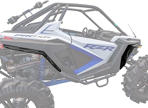 SuperATV Guardabarros extendidos para Polaris RZR PRO XPXP 4 2020+  Durabilidad extrema  Protege contra rocas, suciedad, arena y barro  Proporciona