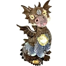 Epoxy Resin Lucky Dragon with Natural Stones/Energy Protection Amulet/Spiritual Guardian/Mystical Decor/Feng Shui/Handmade Model 2