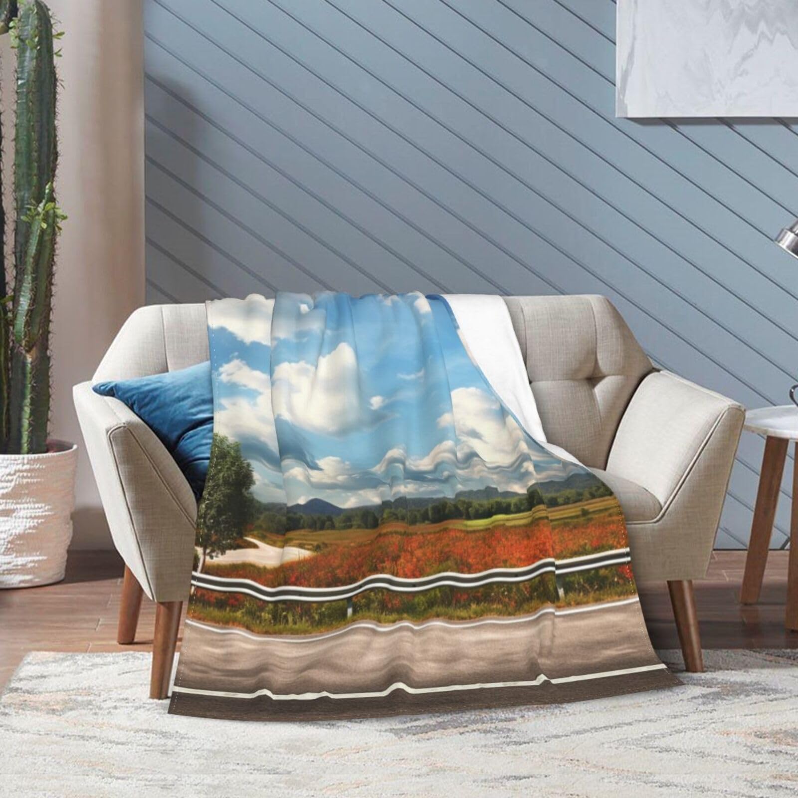 Couverture ultra douce KHiry grand plaid canape chaud lit
