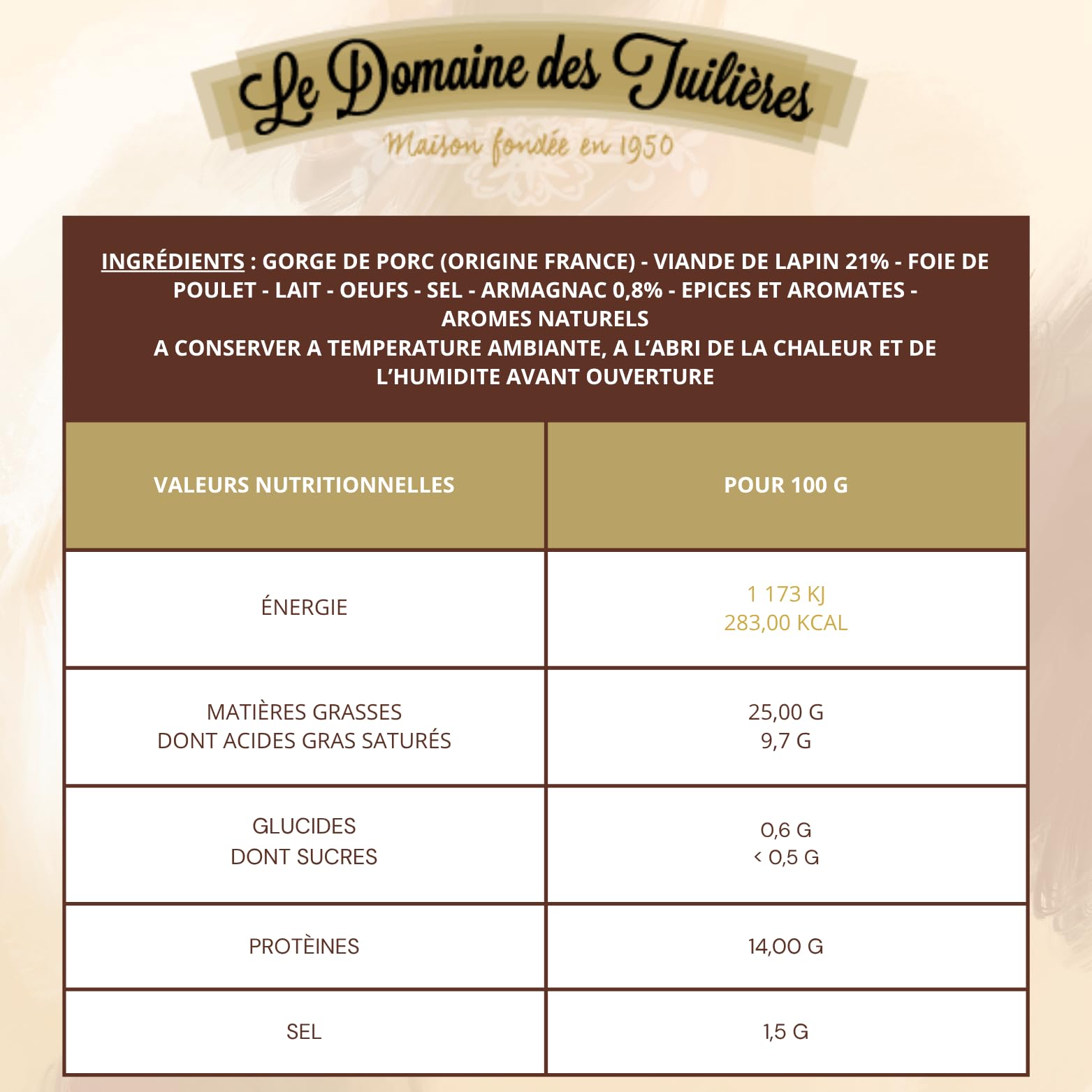 Trio de Terrines - Chevreuil/Canard/Lapin sans conservateurs artificiels | 3 bocaux de 180g pour un apéritif ou une entrée réussis