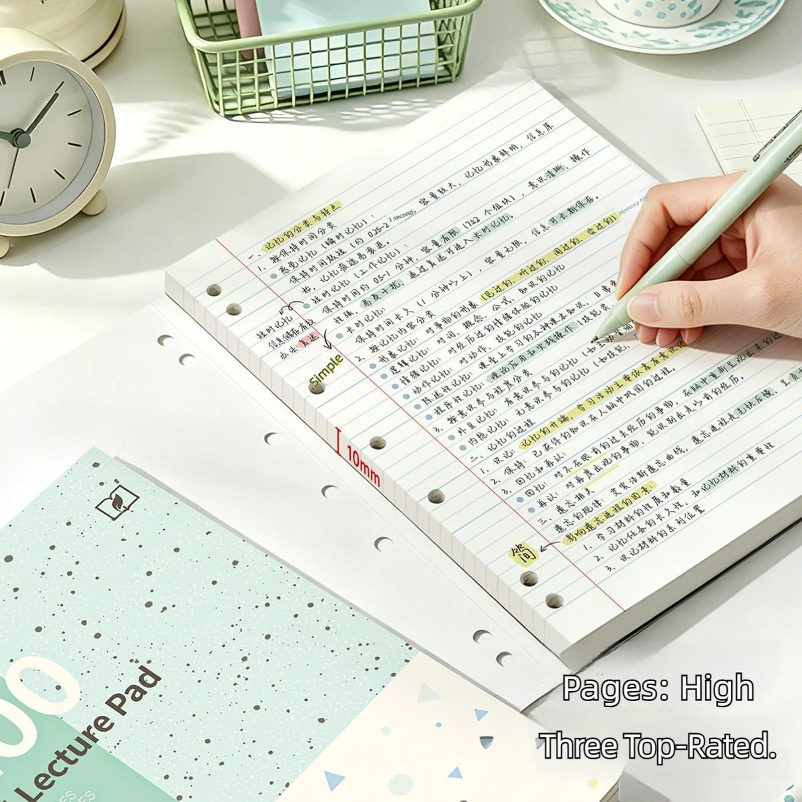 Blocco note a righe con 200 pagine, 4 confezioni