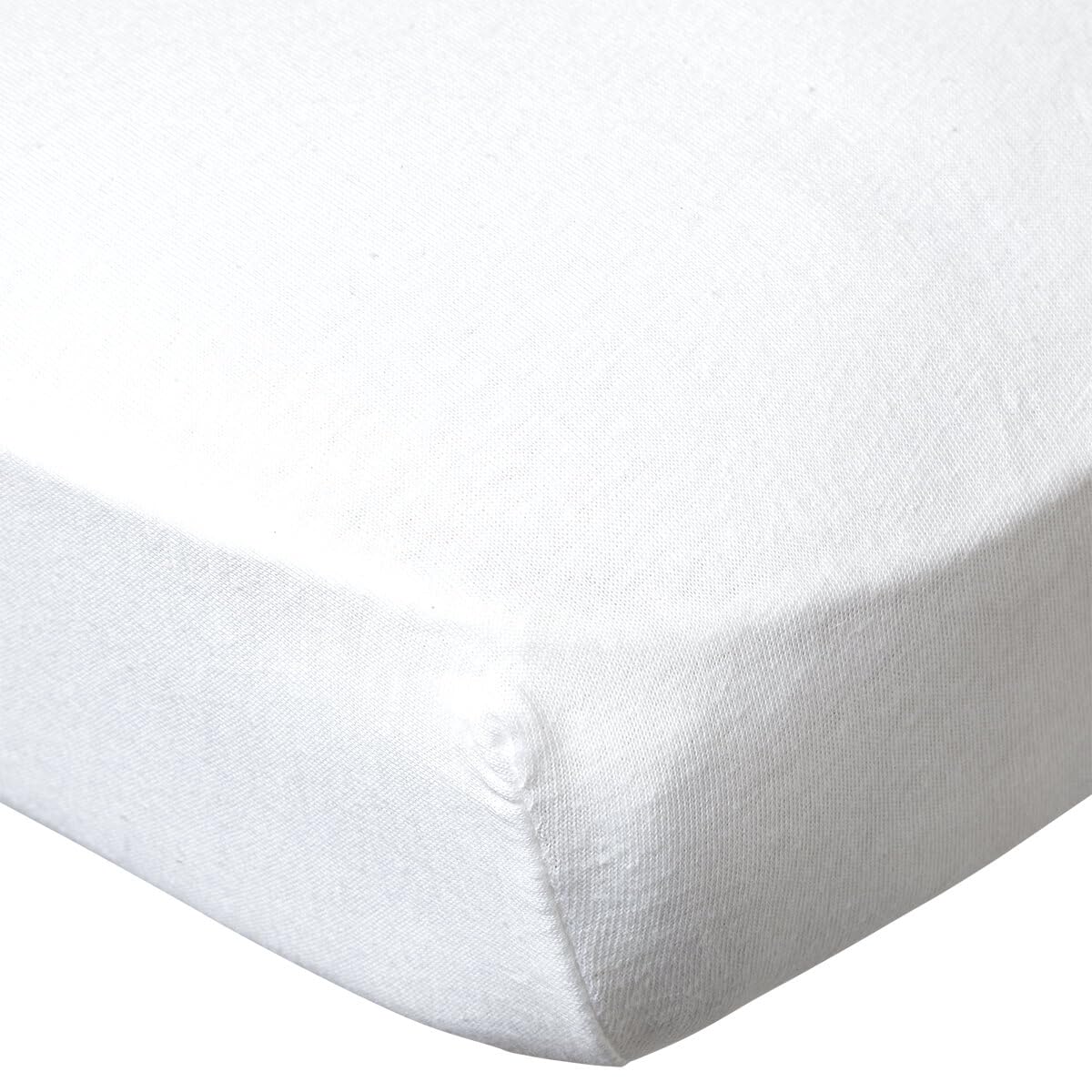 babyCalin - Set 2 lenzuola con angoli Bianco/Azzurro 70x140x17 cm