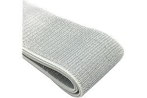 Strapcrafts 2" Glitter Elastic for Waistbands, Sewing