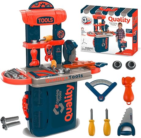 Amazon Corper Toys 大工さん 大工さんおもちゃ 工具セット 25点 男の子 3in1 大工さんごっこ 組み立て ミニ作業台 おままごと ネジ ごっこ遊び 収納トランク おもちゃ クリスマス プレゼント 大工さん おもちゃ Amazon Corper Toys 大工さん 大工さんおもちゃ 工具セット 25点 男の子 3in1 大工さんごっこ 組み立て ミニ作業台 おままごと ネジ ごっこ遊び 収納トランク おもちゃ クリスマス プレゼント 大工さん おもちゃ
