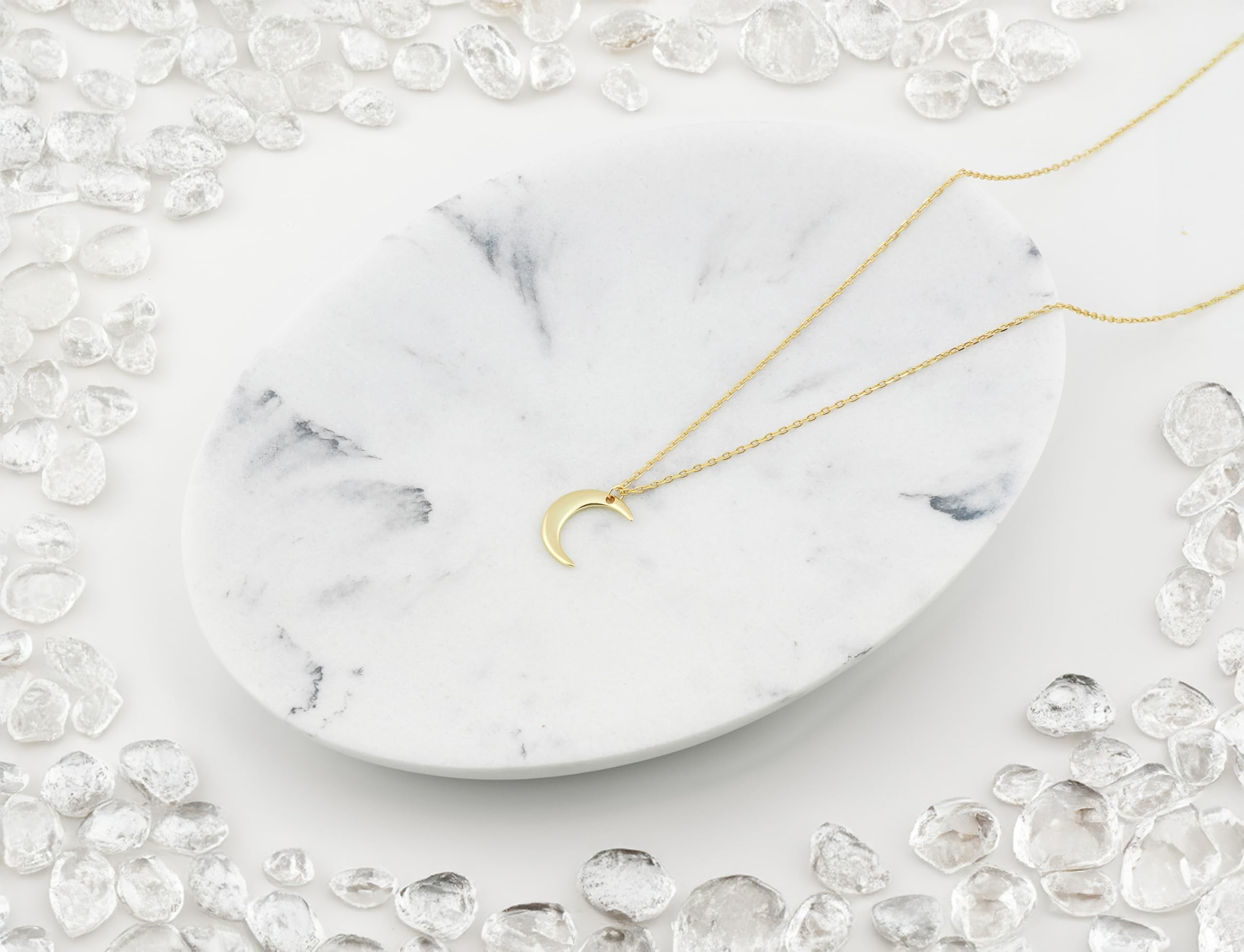 Sofia Milani - Collar para Mujeres en Plata de Ley 925 - Colgante de Luna