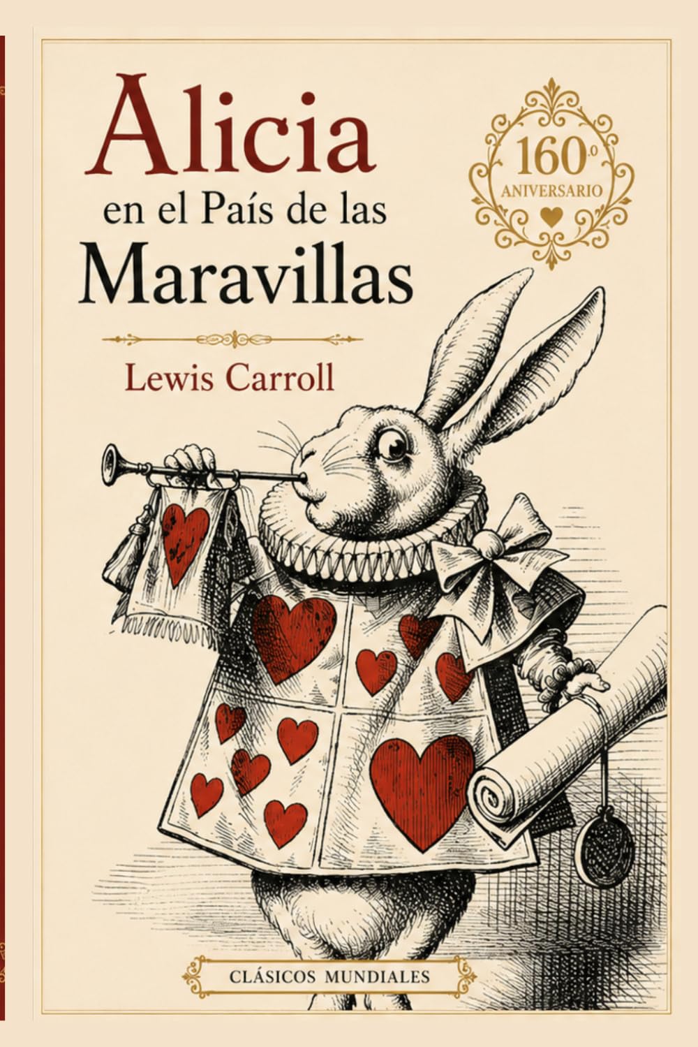 Alicia en el País de las Maravillas: Edición del 160.º Aniversario (Clásicos Mundiales)