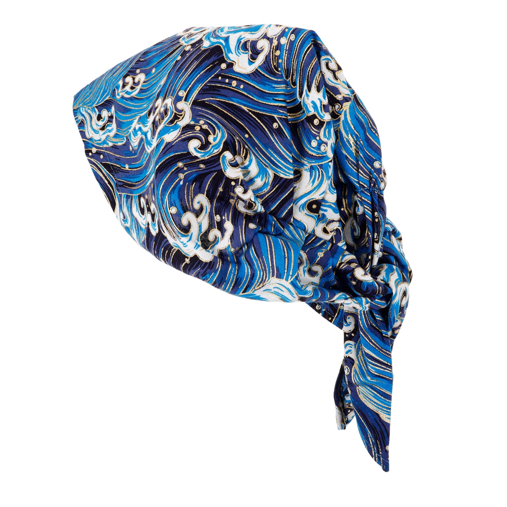 MAGICLULU Sombrero De Cocinero Gorro Cocinero Sombrero De Cocina Resistente Desgaste Gorros De Chef para Hombre Universal De Trabajo o De o Paño Blue