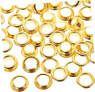 STAHAD 50 Conjuntos De Kits De Piercing De Botão De Olho De Ar DIY Artesanato Snaps Para Ilhós De Sapato De Couro Ilhós De Couro Ilhós Ilhós De Botão De Roupas Ilhós Ilhós Ferramentas De