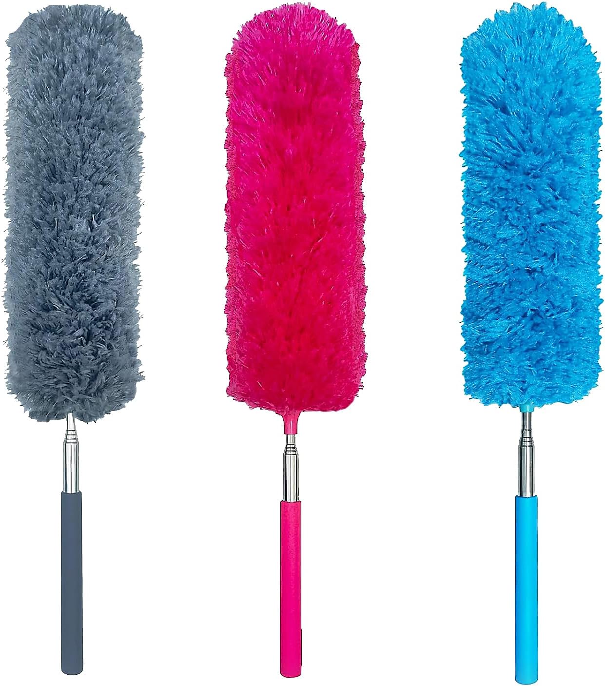 Mjump Telescoping Microfiber Duster Extendable 15.7in to 35.5in Set