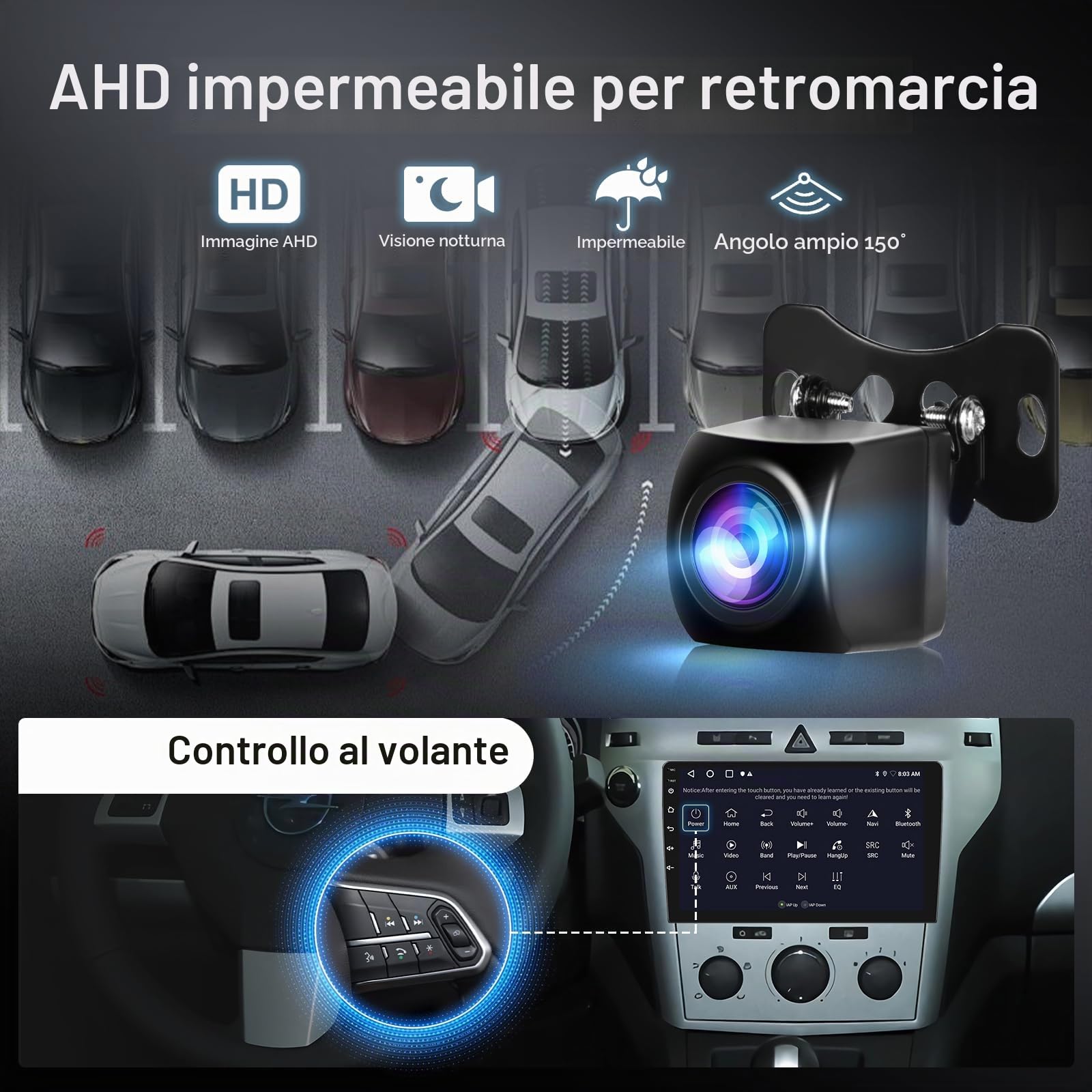 2GB 64GB Android Autoradio per Opel Astra/Zafira/Antara 2006-2010 Radio Wireless Carplay Android Auto, Hodozzy 9 Pollici Touch Screen, Navigazione GPS WiFi, Bluetooth,FM/RDS EQ, 2 Din Radio per Opel