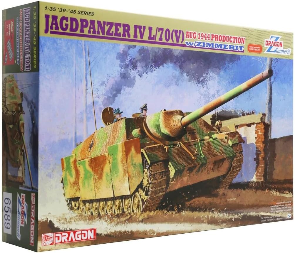 Dragon Models 1/35 Jagdpanzer IV L/70(V) Aug 1944 Production with Zimmerit