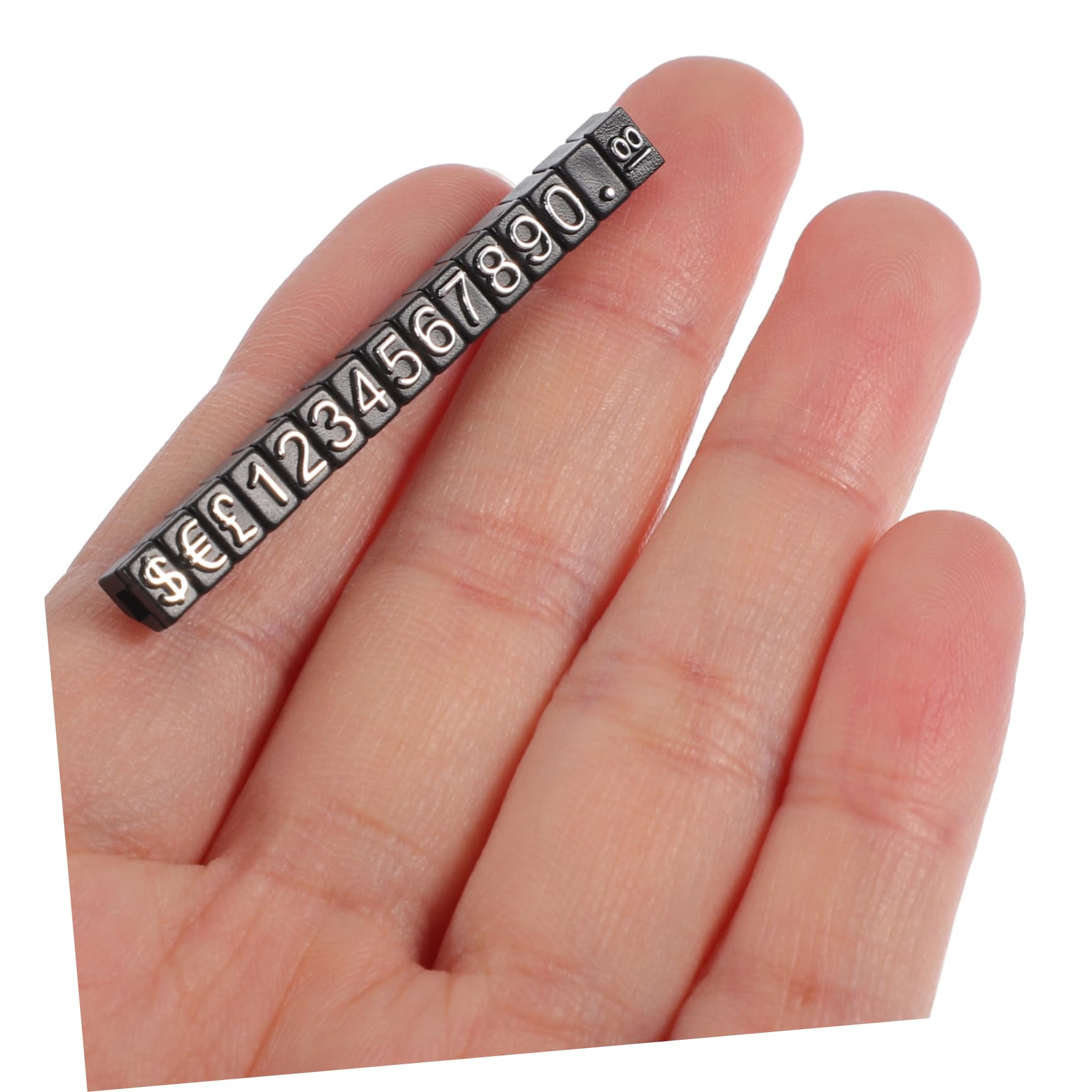 Tofficu 50sätze Teiliges Preisschild Verstellbarer Preisanzeigewürfel Für Schmuck Flexibler Preisständer Für Einzelhandel Und Markt Elegantes Design Mit Abgerundeten Kanten Und