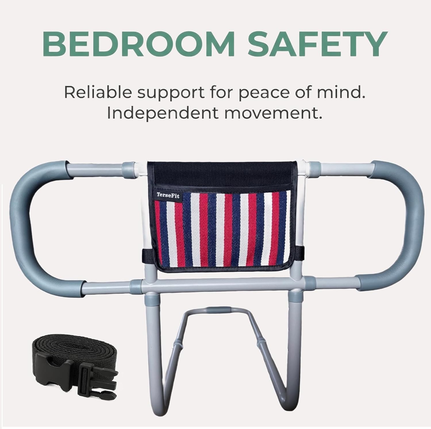 Adjustable Bed Rails for Elderly Adults Safety; Bedside Assist Rails for Seniors; Side Rails for Beds for Seniors; Handicap Grab Bar for bedside; Assist for Getting in or out of Bed; Load 350lbs