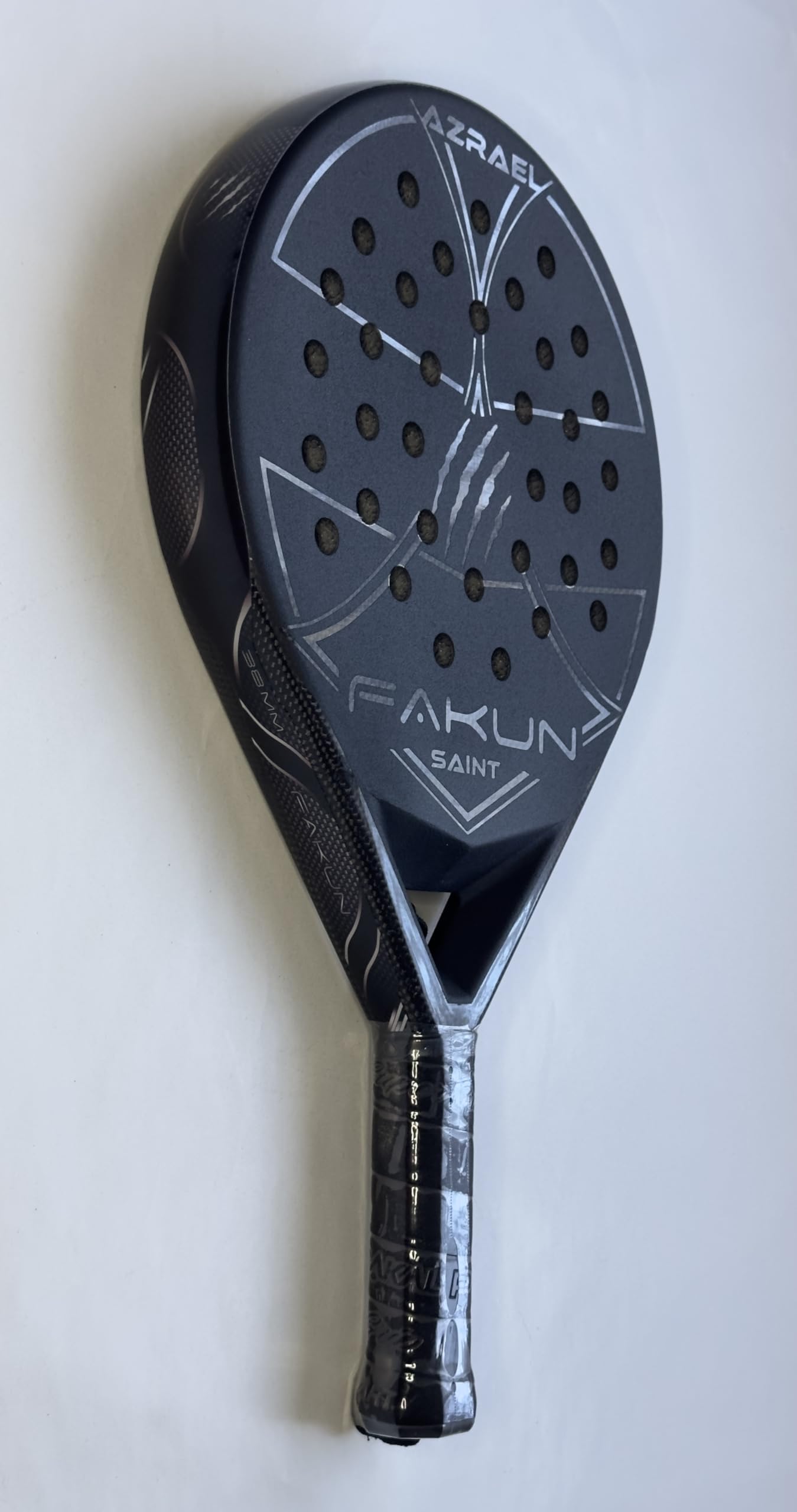 FAKUN Pala de Padel Azrael Black Edition Rugosa
