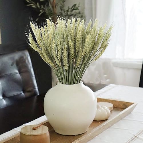 Miniatura 4 de Paquete de 100 tallos de trigo seco, tallos de trigo seco natural, tallos de trigo, hierba de trigo, arreglo de flores secas para bodas, fiestas,