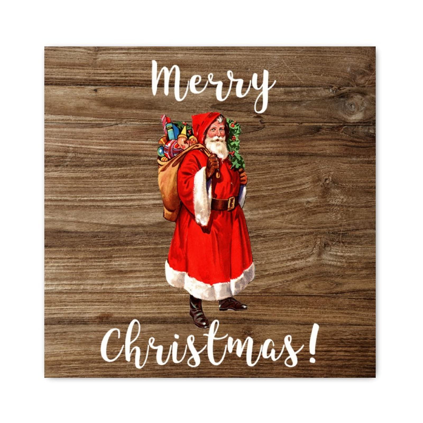 Chambre à coucher et salon : déco murale bois Noël 40 cm