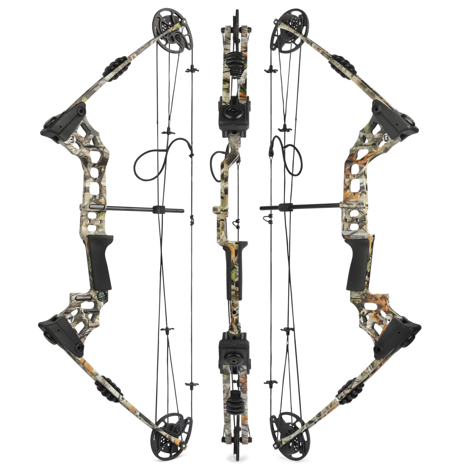 Set arco compound da tiro con l'arco 20-70 libbre Kit arco e frecce da caccia IBO 320 fps Let off: 80% con accessori completi