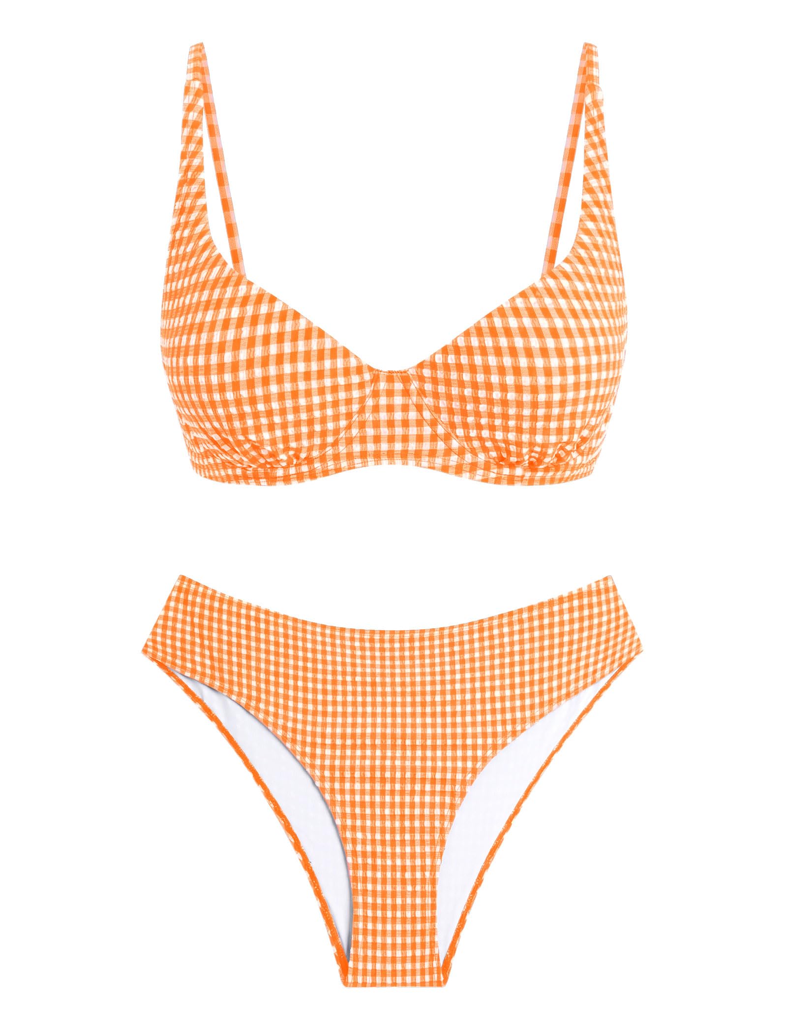 Photo 1 of ZAFUL Women's Gingham Bikini Set