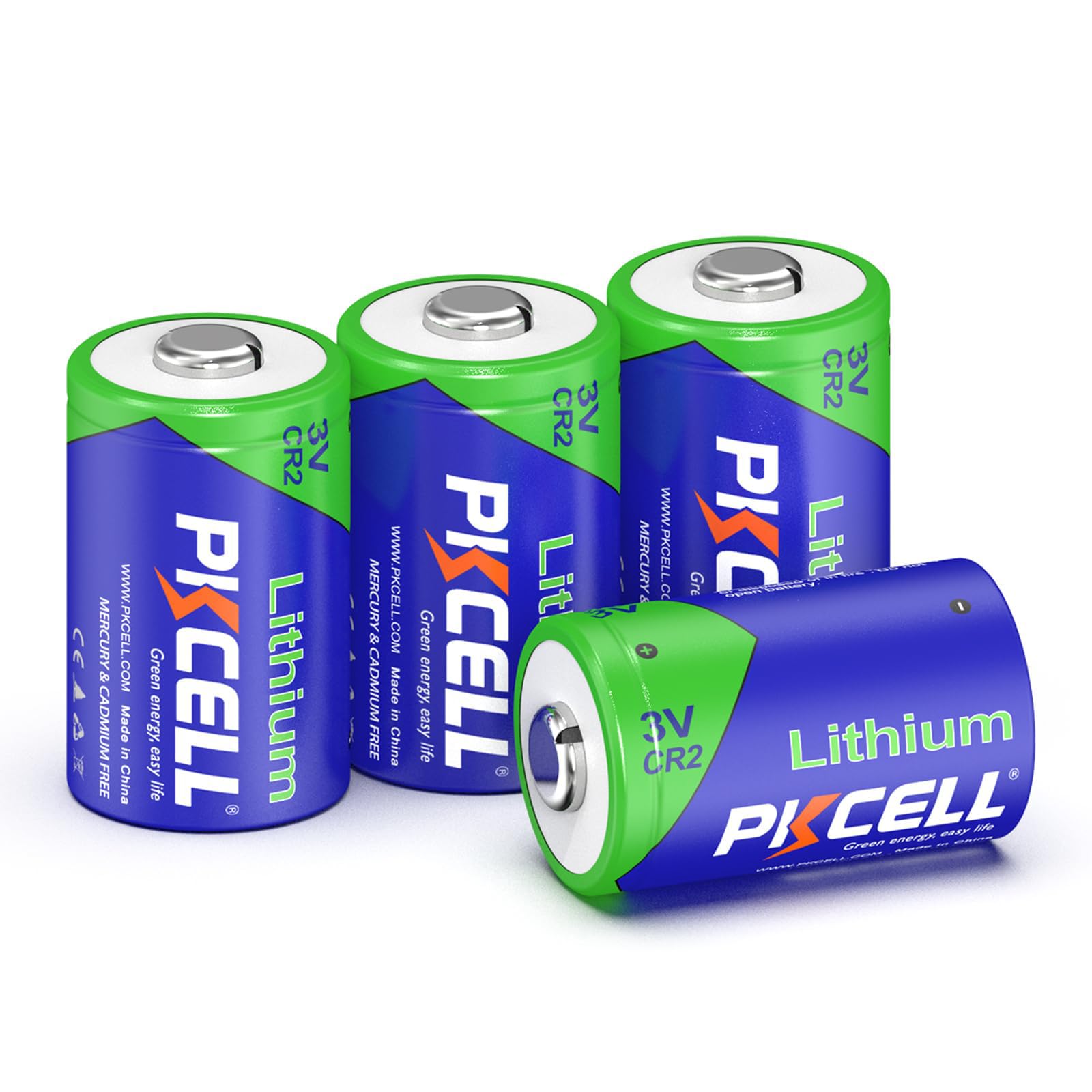 イチエ　CR-2 PKCELL CR2リチウム電池4個パック カメラ用高容量