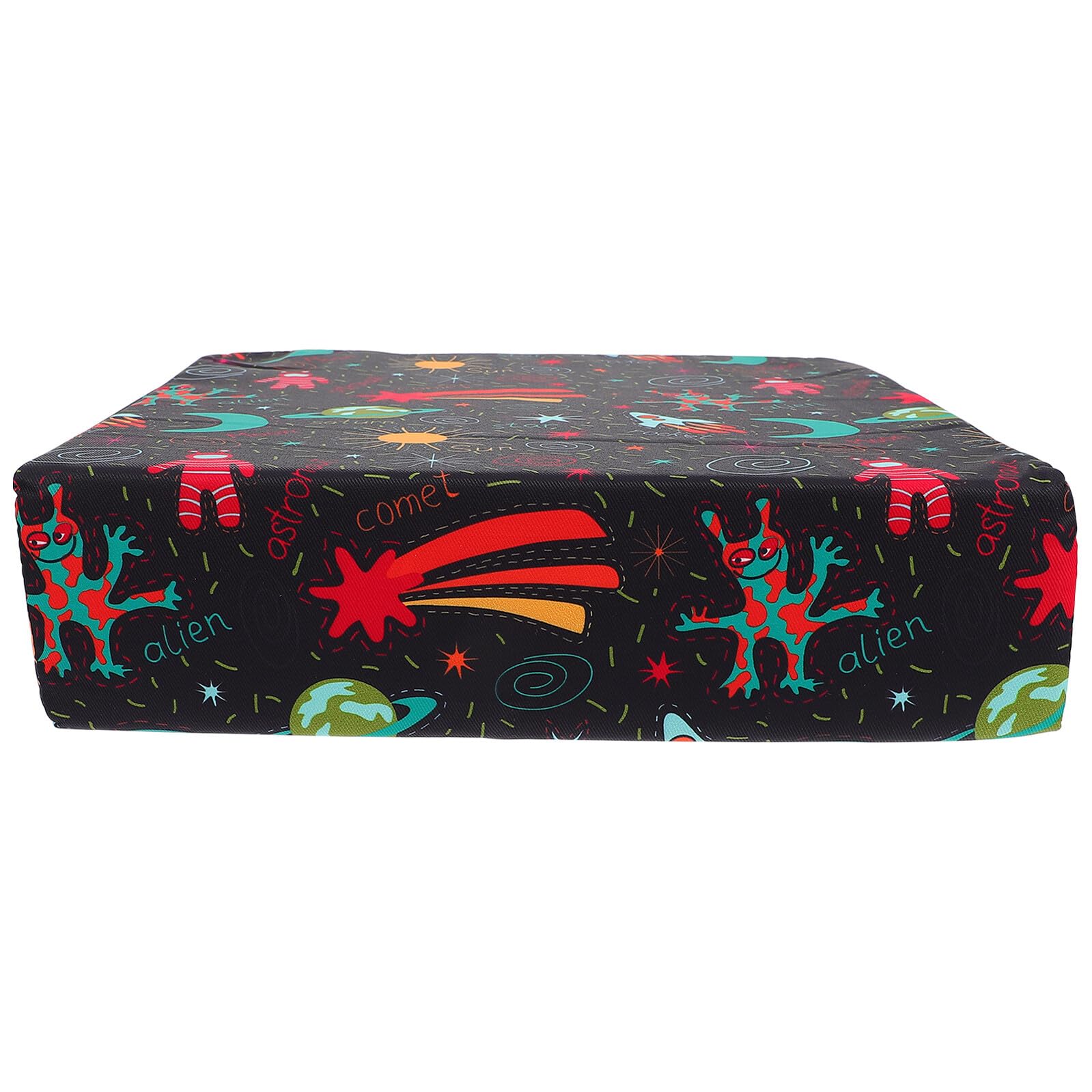 Coussin rehausseur pour chaise enfant imperméable noir espace 32x32x8 cm