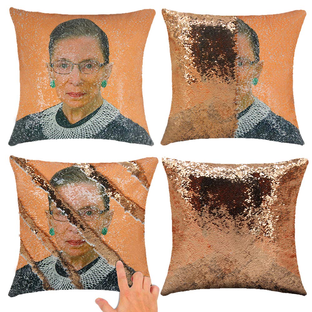 rbg sequin pillow