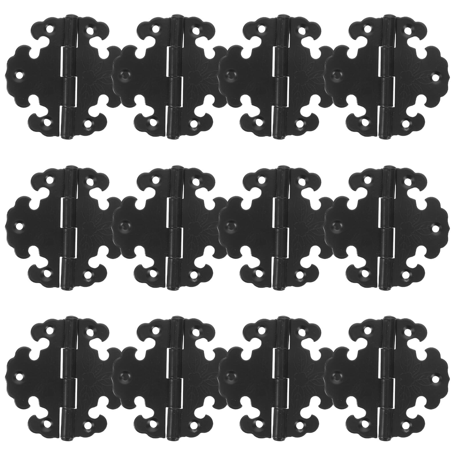 20 Pezzi Cerniere Per Di Mobili Da Cucina Cerniere Per Di Armadi Cerniera Toracica Incise in Bronzo Black