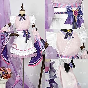 【小道具、靴、衣装、ウィッグフルセット】原神　コスプレ　衣装　セット　夢見月瑞希 Amazon.co.jp: [アヤオリ] 夢見月瑞希 コスプレ衣装 原神 フル