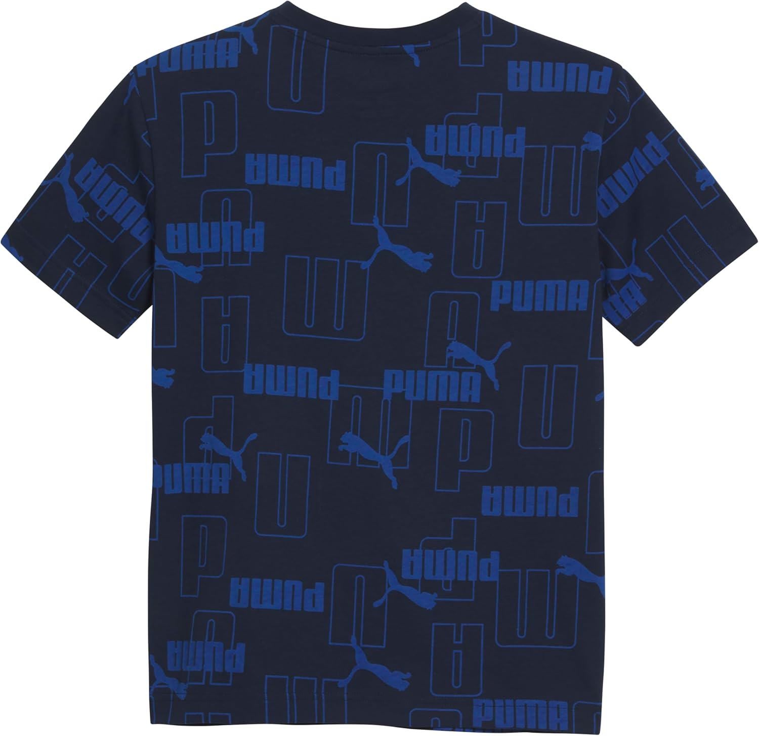 Puma Boys Short Sleeve Cotton Graphic T-Shirt, Crewneck - Image 2