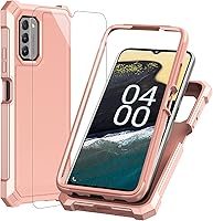 Vista 11 de Ailiber Funda para Nokia G310, Nokia G310 con protector de pantalla de vidrio templado, protección de estructura de 2 capas, esquinas a prueba