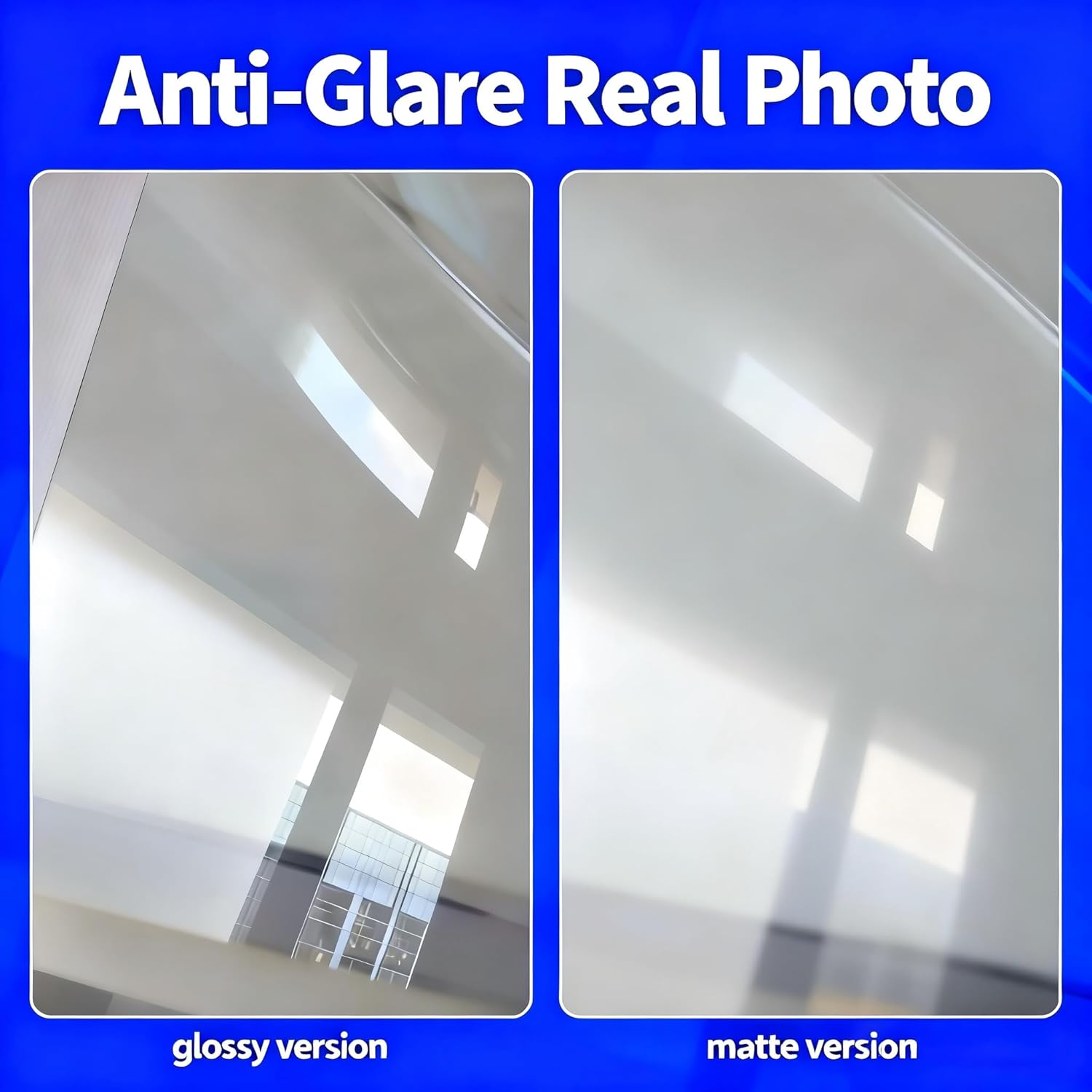 Blue Light Blocking Screen Protector for 32" 16:9 Computer Monitors, Removable Hanging Design Blue Light Filter, HD Anti Glare Screen Protector， Width X Height Is 28.7"X 17.7"(730mm X 430mm)