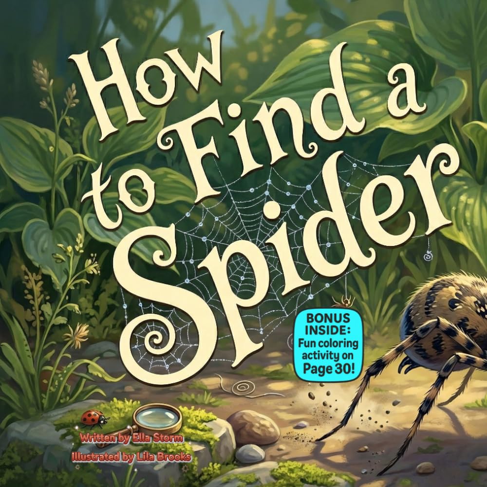 How to Find a Spider: A Silly Rhyming Adventure for Kids About Curiosity, Patience, and Surprising Discoveries