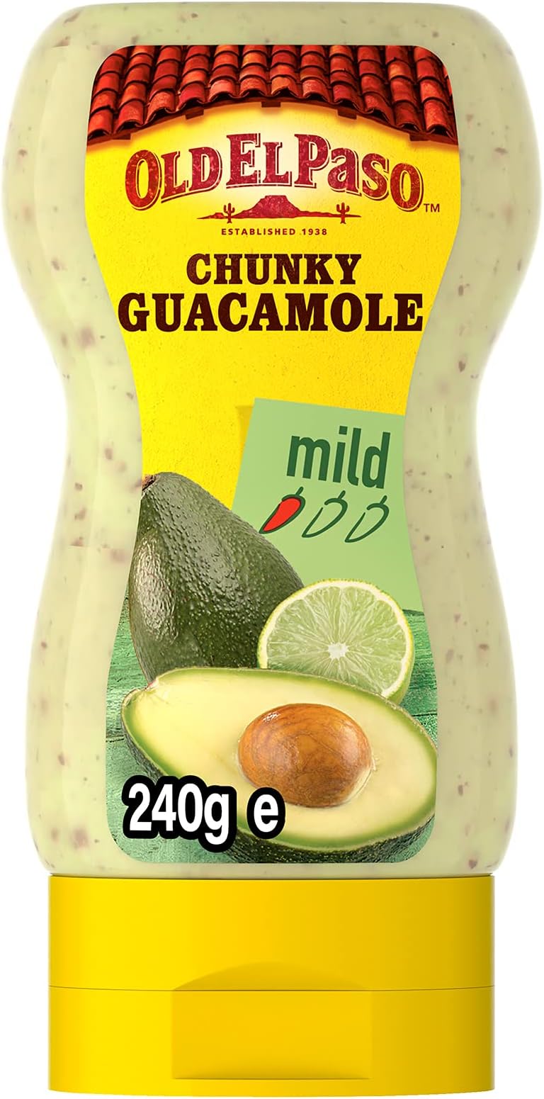 Old El Paso Mexican Squeezy Chunky Guacamole, 240g