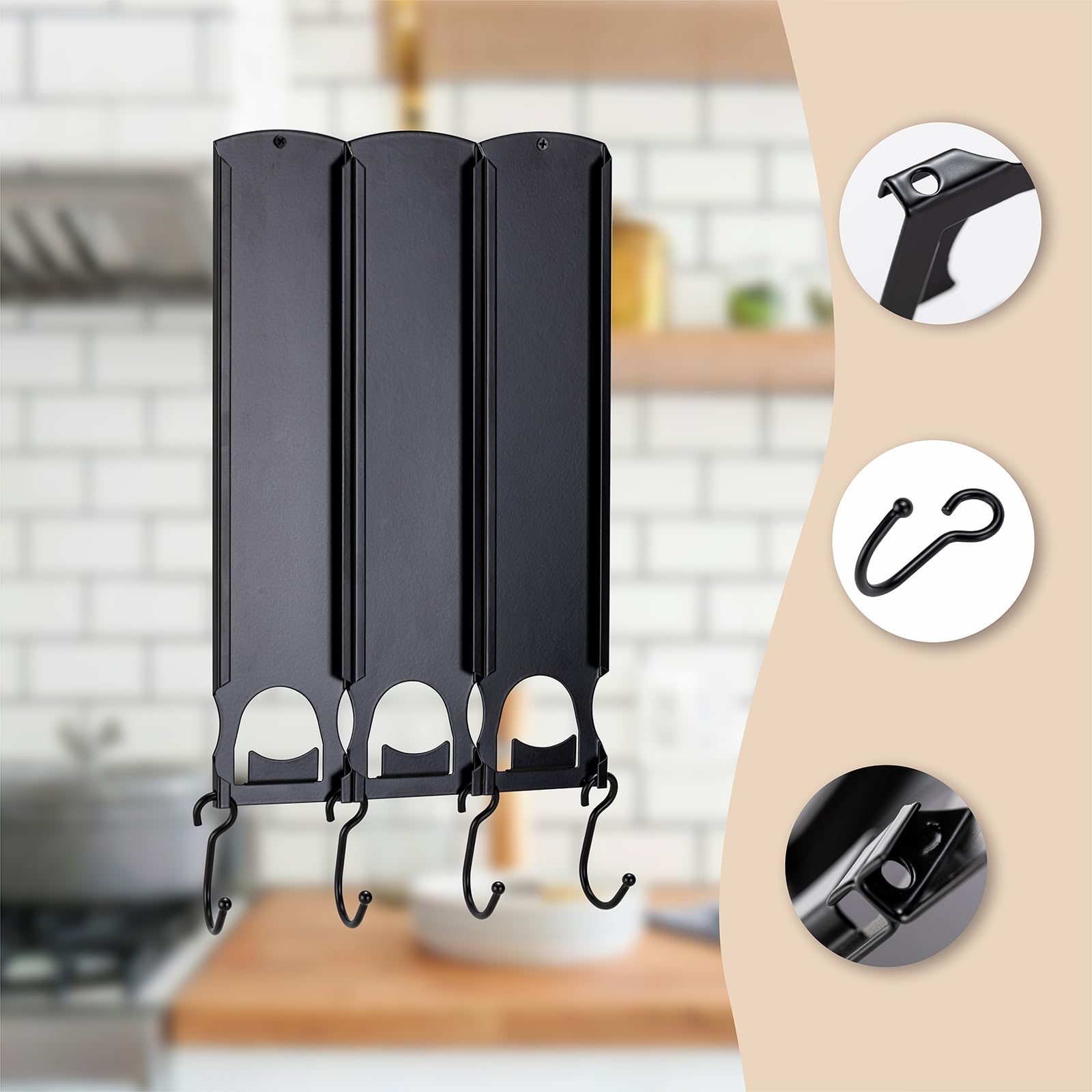 Nespresso - Soporte para cápsulas de café, organizador de pared, para debajo del gabinete (15 cápsulas) 3