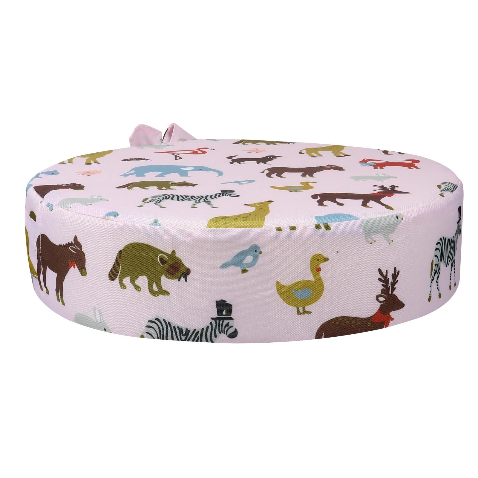Totority Cojín Elevador para Silla de Niño Rosa Material de Algodón y Espuma, Antideslizante y Fácil de Limpiar, Adecuado para Comedor y Muebles Infantiles