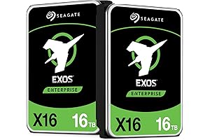 Renewed Seagate 16TB HDD Exos X16 7200RPM Enterprise Hard Drive