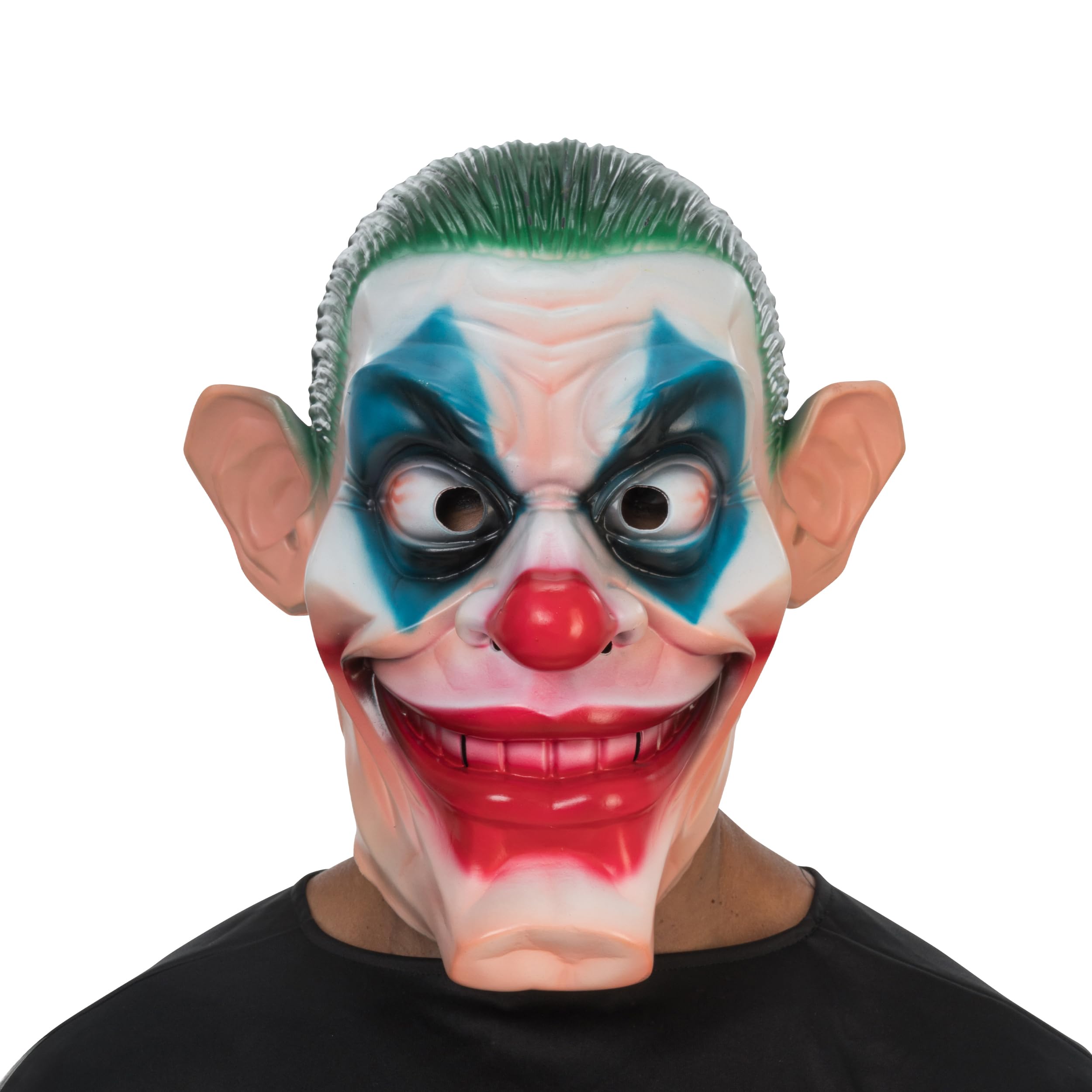 Chaks - Clown Mask Made of Foam, Horror Mask, Full Mask, Costume Accessories for Halloween, Carnival and Theme Party