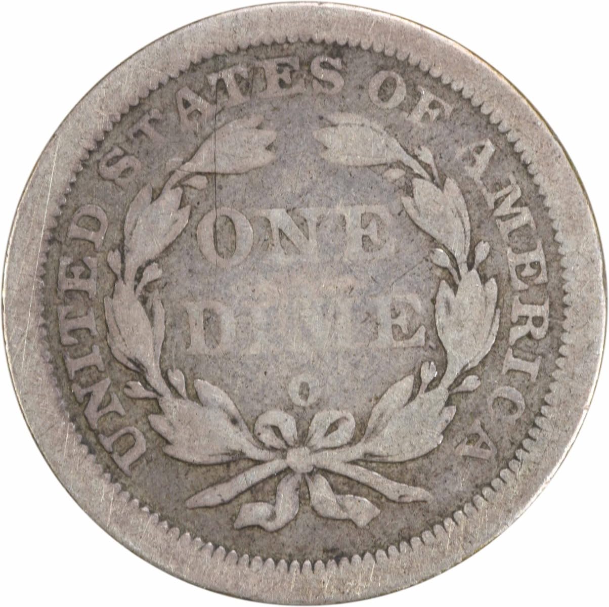 1842 O Liberty Seated Dime Uncertified VG
