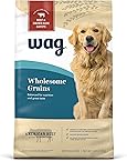 Amazon Brand – Wag Dry Dog Food, Beef and Brown Rice, 5 Pound (Pack of 1)