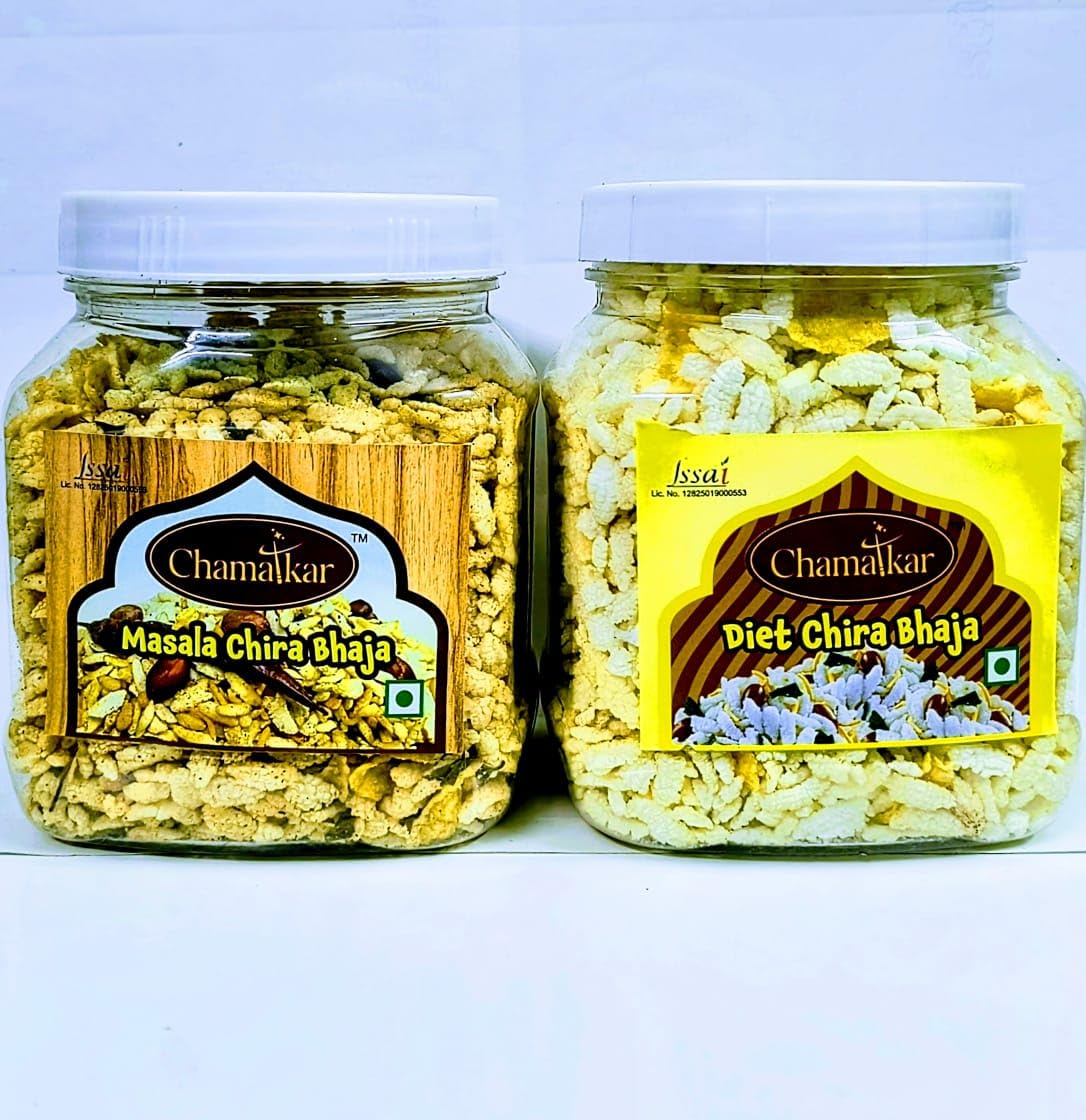 CHAMATKAR Diet & Masala Chira Bhaja (Pack of 2,100 gm Each)-image-46