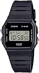[カシオ] CASIO デジタル ユニセックス 腕時計 チープカシオ F-91WB-1A 化粧箱無し簡易パッケージ バイオマスプラスチックバンド ブラック [並行輸入品]