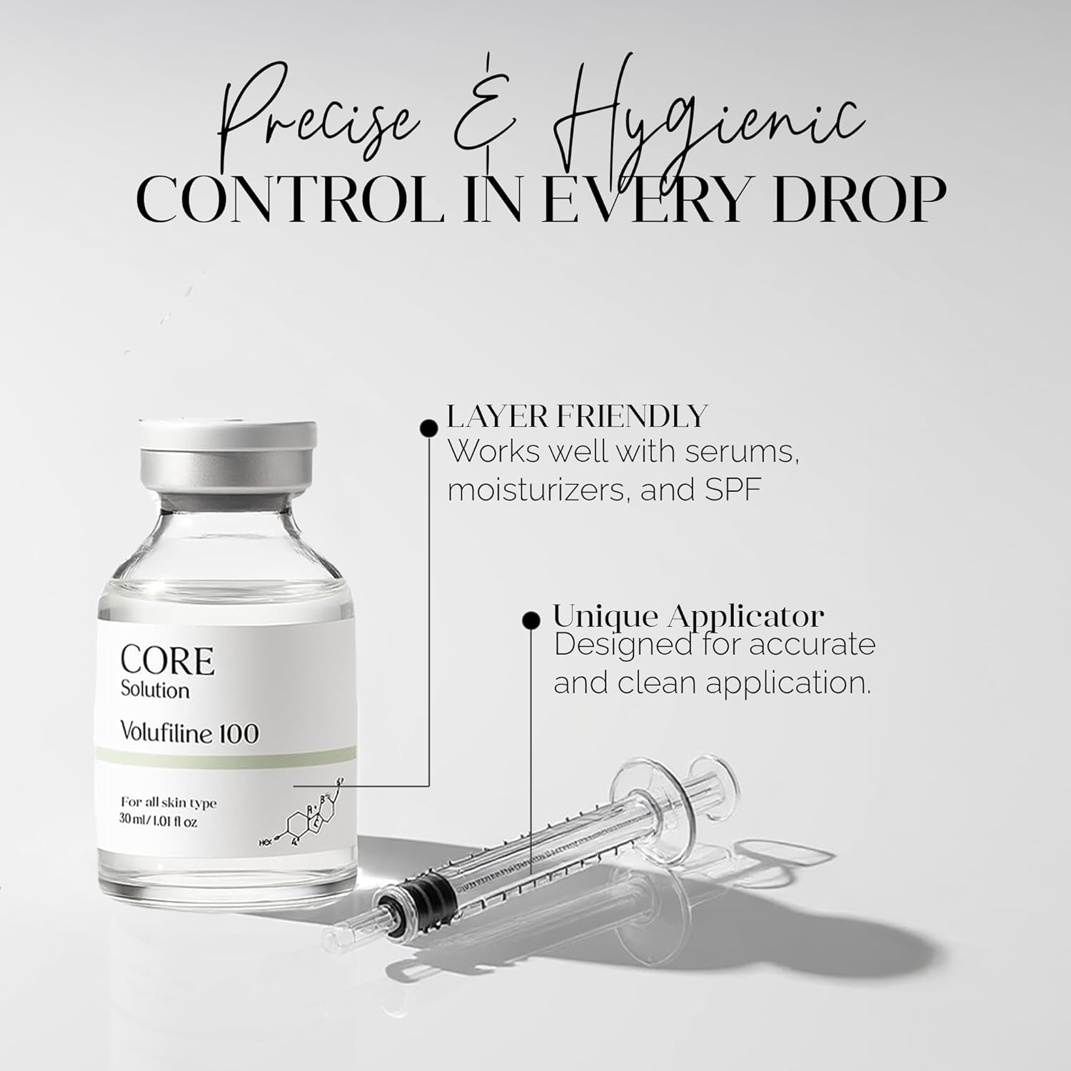 FEEL MATRIGEN Volufiline 100 Ampoule Glow - Firming Face Serum with Volufiline for Lifting, Plumping & Smoothing Skin - Needleless Korean Skin Care Serum to Boost Elasticity & Define Contours - 30ml - Image 5