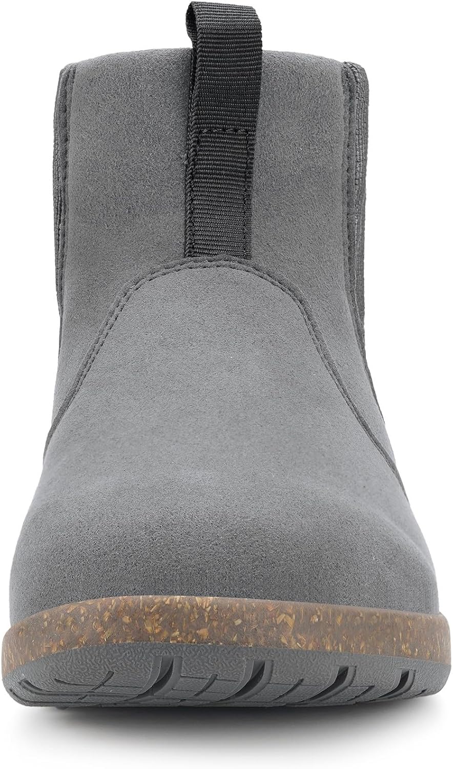 Womens Mens Chelsea Boots Minimalist Winter Snow Boots Wide Width Ankle Booties with Arch Support Slip-on Short Boot Shoes 9 Wide Women/7.5 Wide Men Grey image 4 of 6 B0DJ6YZQPP