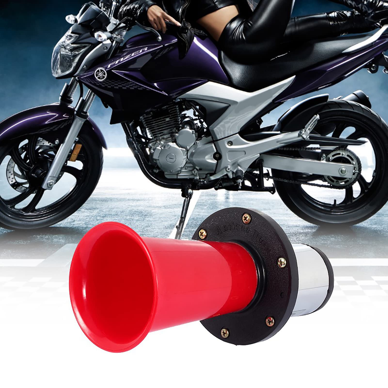 Replacement for Horn Mini But Loud 12 Volt 110db for Car Metal Disc Horn w/Metal Mounting Brkt