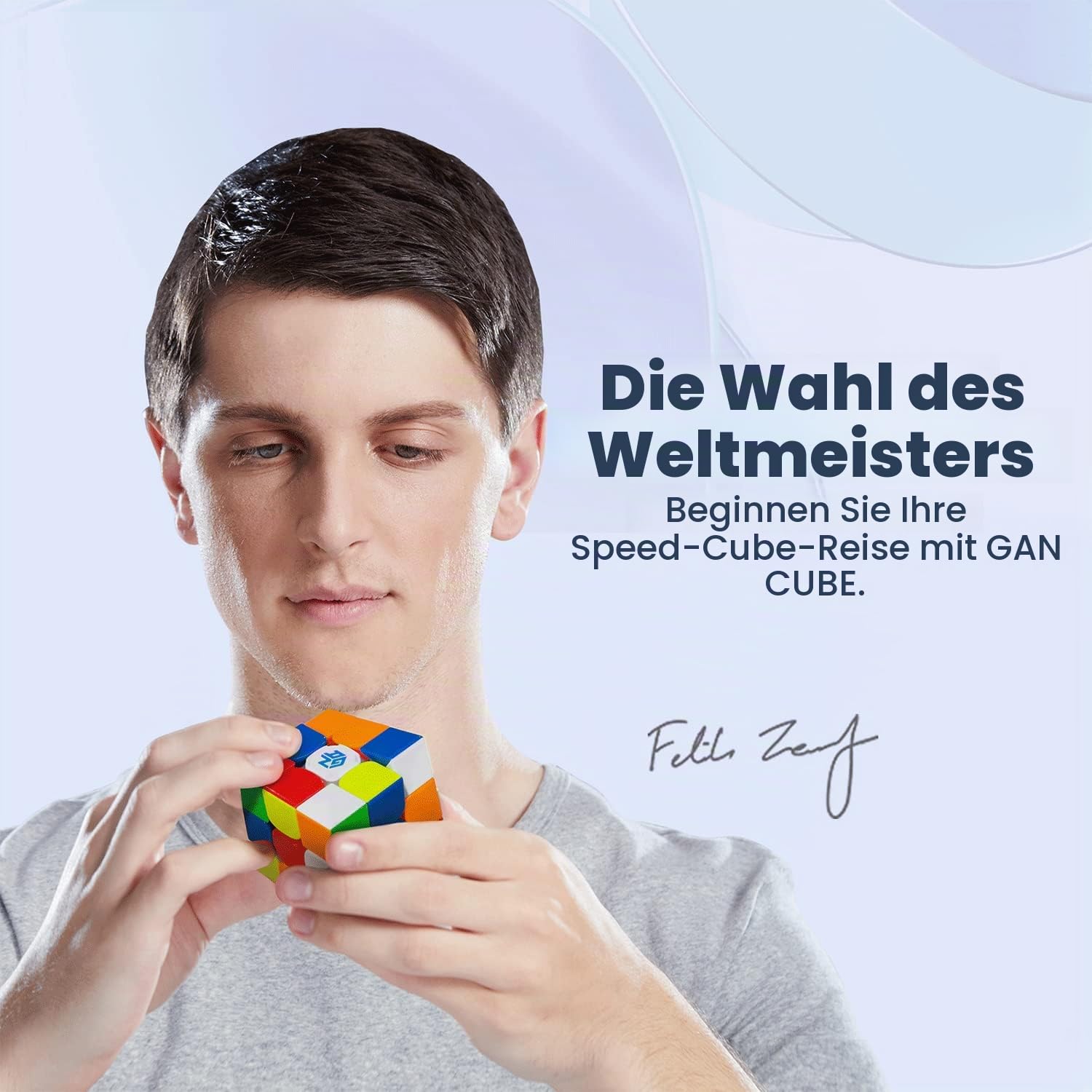 GAN 356 RS & 251 v2 Zauberwürfel Klassisch, Mini Speed Cube Original