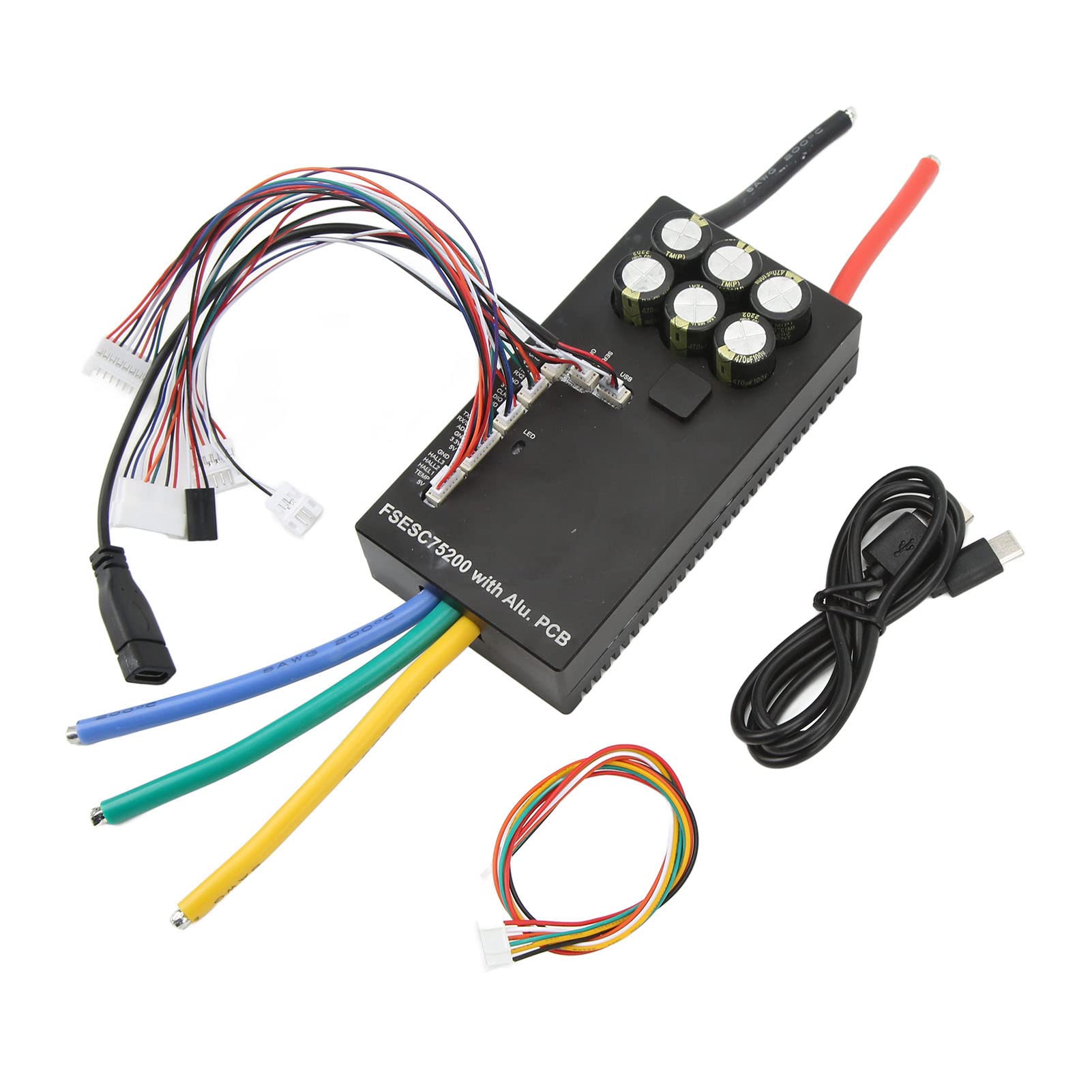Controlador de Motor sin Escobillas Aleación de Aluminio ESC Robot Electric Scooter Controlador de Velocidad 14‑84V