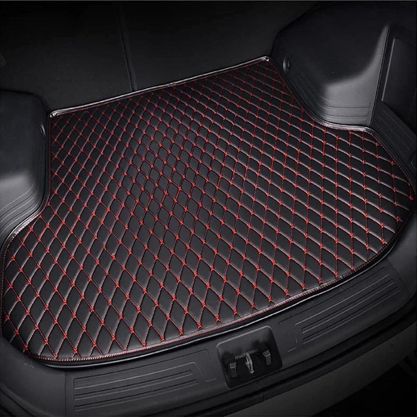 Car Boot Mats,For Audi A3 (8V) Hatchback 2012-2017 Waterproof Rear Trunk Cargo Tray Liners Protector Pad,Artificial Leather Car Trunk Mat