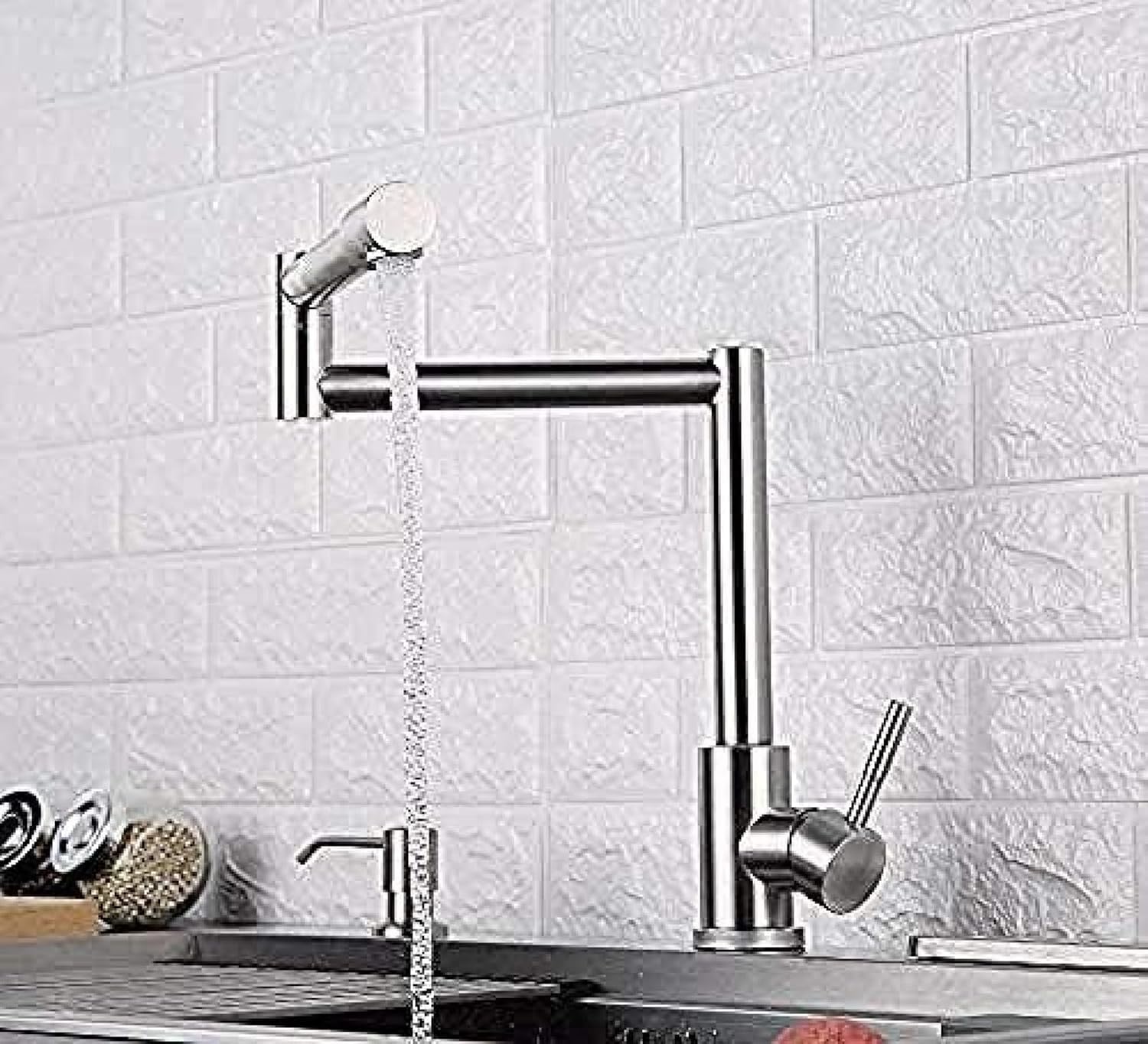 Robinet noir bronze cuisine en laiton avec sortie filtre pour évier moderne