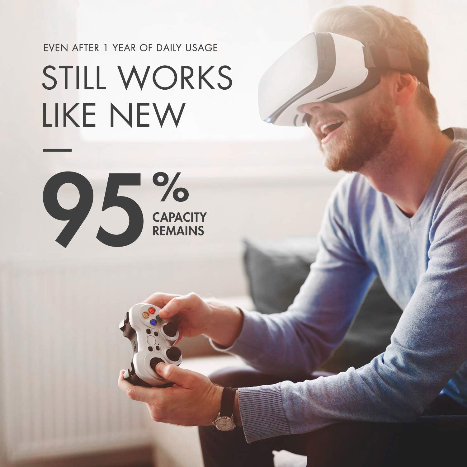 Tenergy Centura Lite Batteries D Size Rechargeable Batteries, Precharged 4 D Size Batteries, Ideal for Everyday Electronics with Heavy Daily Usage